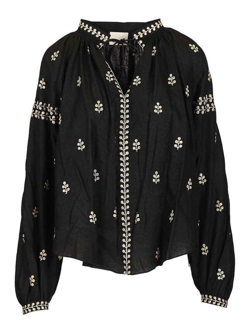 Rodis Blouse In Embroidered Tussar Silk