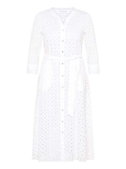 Betty & Co Abito camicia bianco