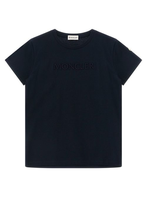 Logo-Embroidered T-Shirt — Navy