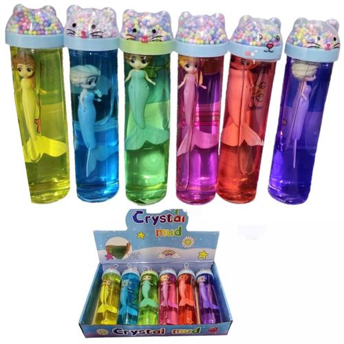 TEMU Slime With Mermaid, Slime Dry Clay For Children Play