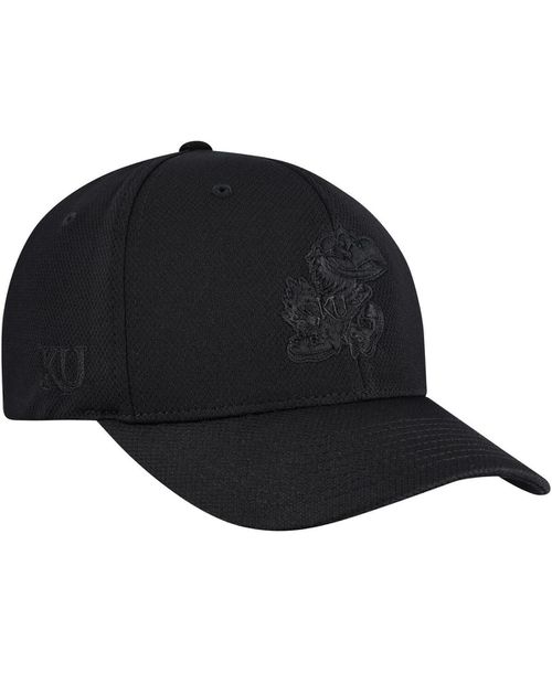 Men's Black Kansas Jayhawks Reflex Performance Flex Hat - Black