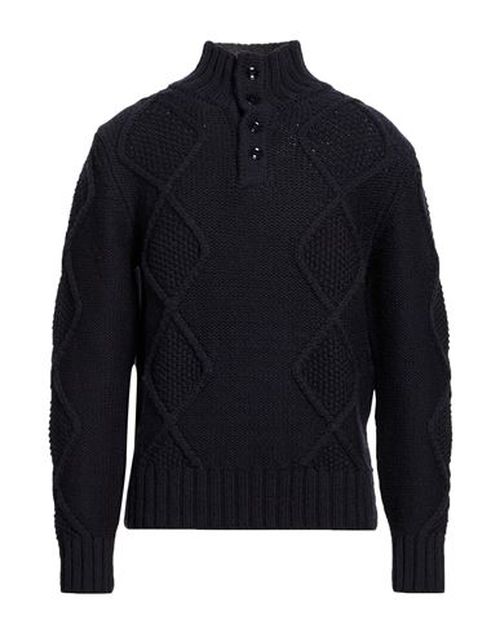 Man Sweater Navy Size L Merino Wool