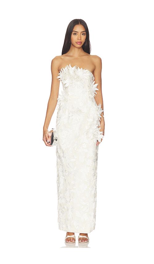 Kim Shui Floral Dress in White. L. Also in
