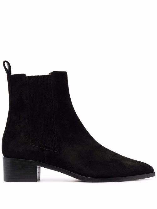 Olivia suede ankle boots - Black