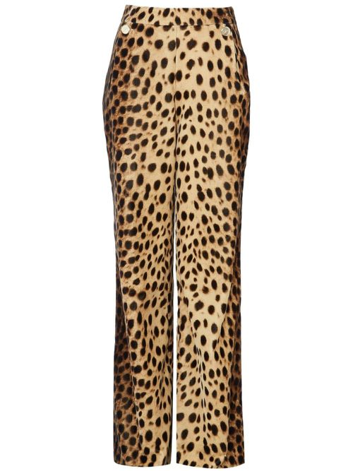 Nemera flared trousers - Neutrals
