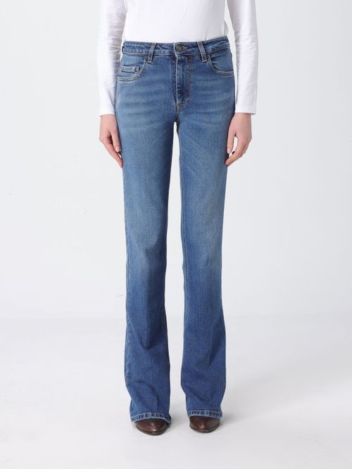 Jeans Woman color Gnawed Blue