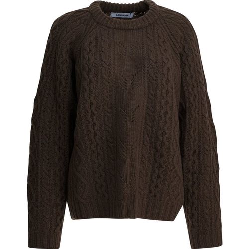 Sandbeige Strickwaren