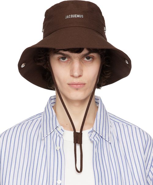 JACQUEMUS Brown 'The de-Nîmes' Bucket Hat