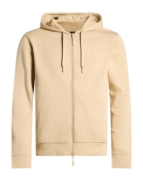 Man Sweatshirt Sand Size M Cotton, Elastane