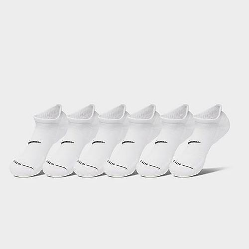 Men's Everyday Elevated No-Show Socks (6-Pack) in White/Black