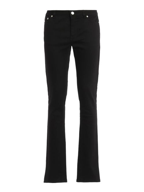 Star detailed slim trousers