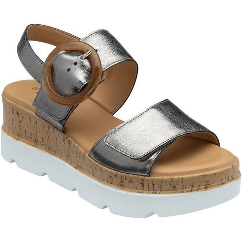 Lotus 'cammie' Wedge Sandals In Silver
