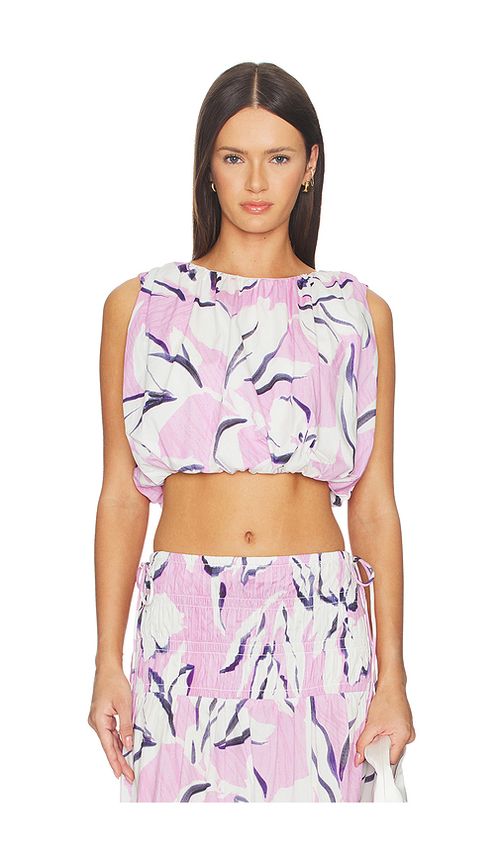 MINKPINK Paloma Bubble Top in Pink. S. Also in XS, M