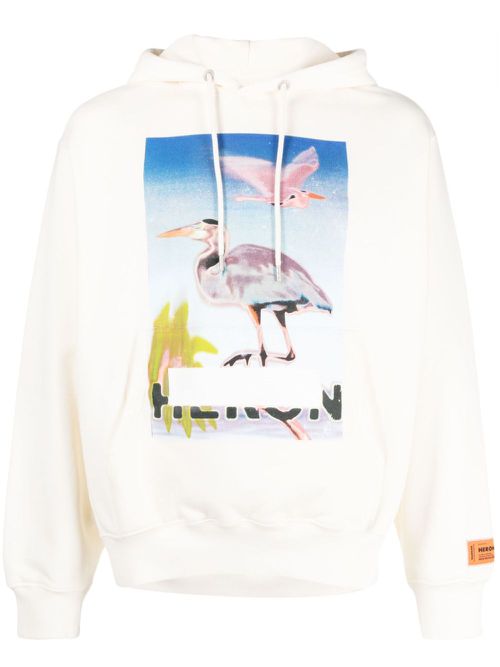 Censored Heron hoodie - Neutrals