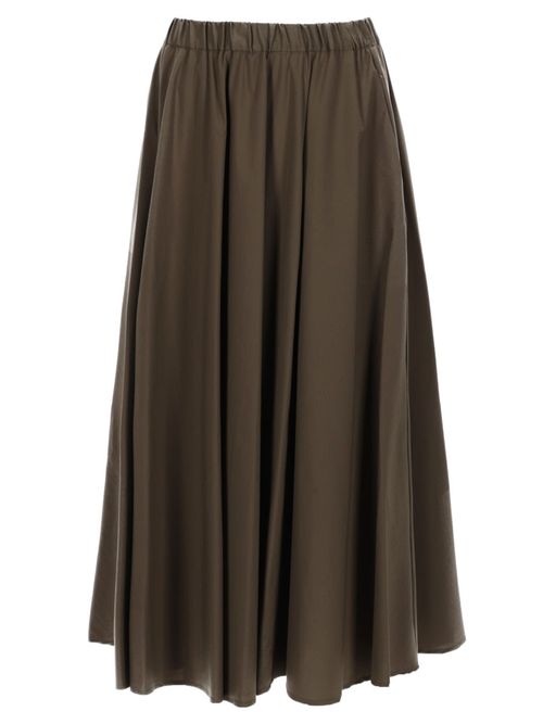 Poplin Midi Skirt