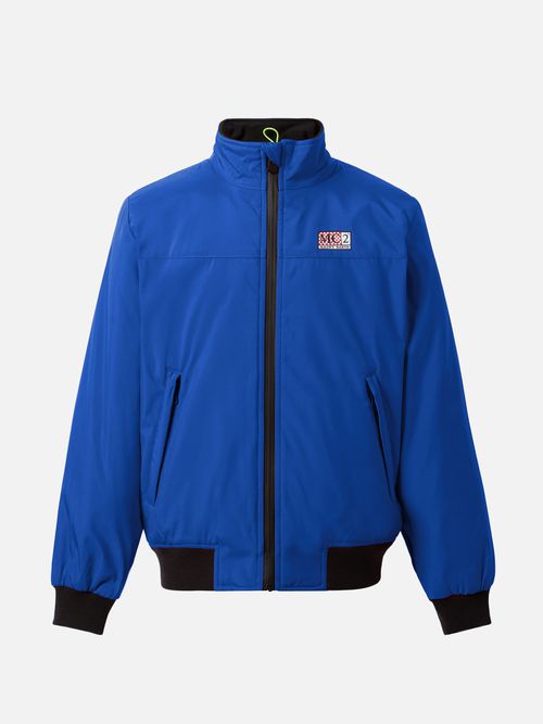 Bluette Bomber Jacket Country Jr With Furry Lining Blue