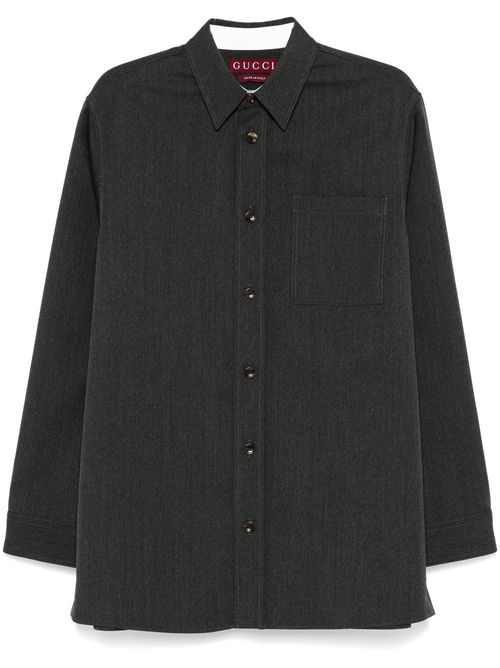 Wool shirt - Grey