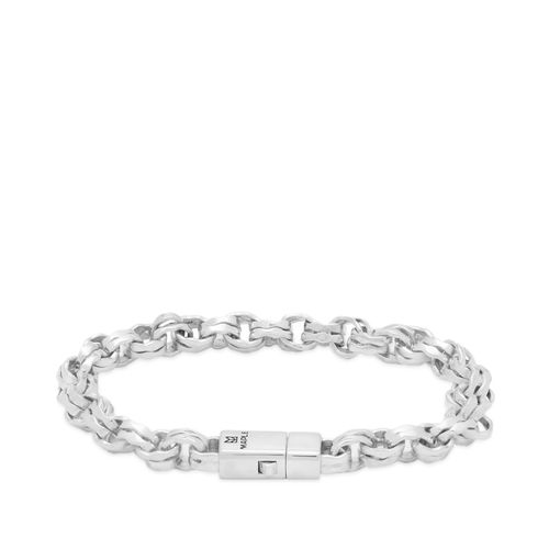 Men's Camp Bracelet in Silver, Size Small
