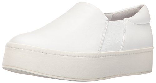 Vince Womens Warren Platform Slip On Fashion Sneakers Black Micro Stretch