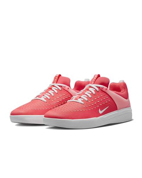 Nike SB Zoom Nyjah 3 Skate Shoes (DJ6130-100, White/Summit White/Hyper Pink/Black)
