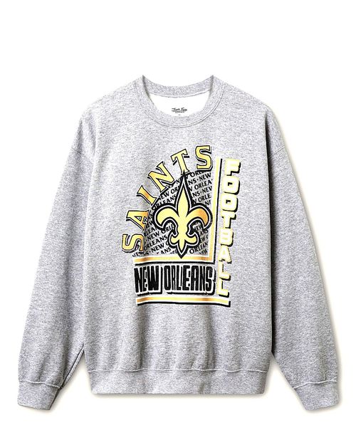 Unisex Nfl New Orleans Saints Backfield Flea Market Crew Fleece Sweatshirt