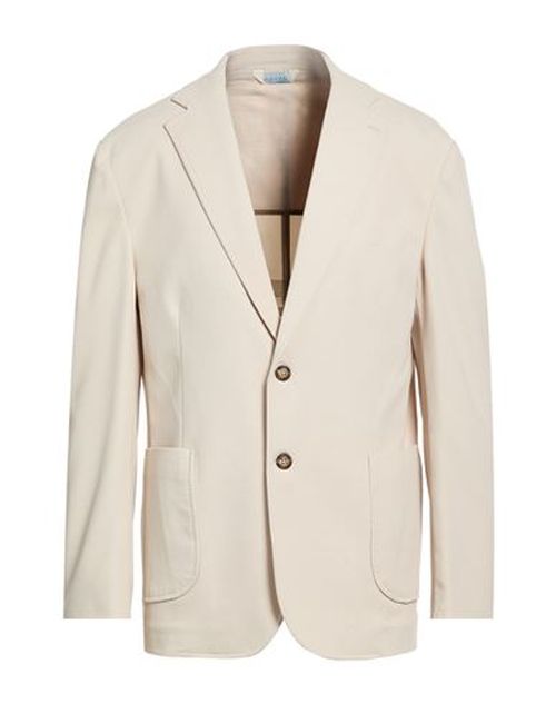 Man Blazer Beige Size 46 Polyester, Viscose, Elastane