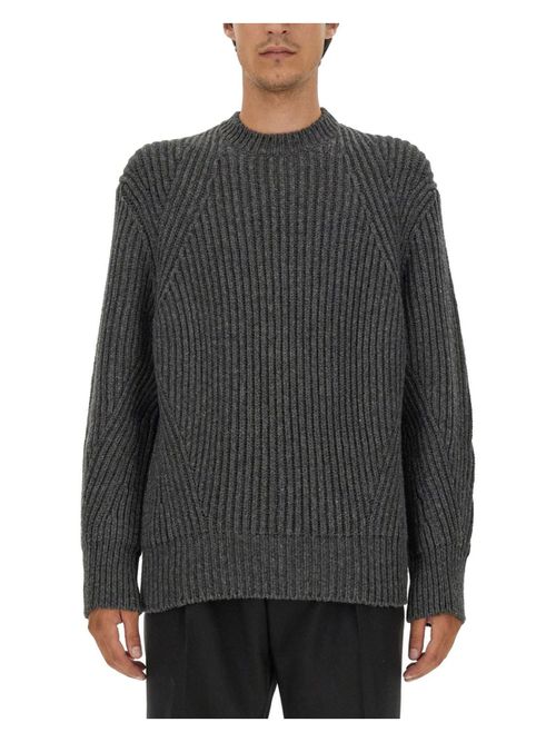 Alexander Mcqueen Men's Wool Jersey in Black | Size Small | 760754