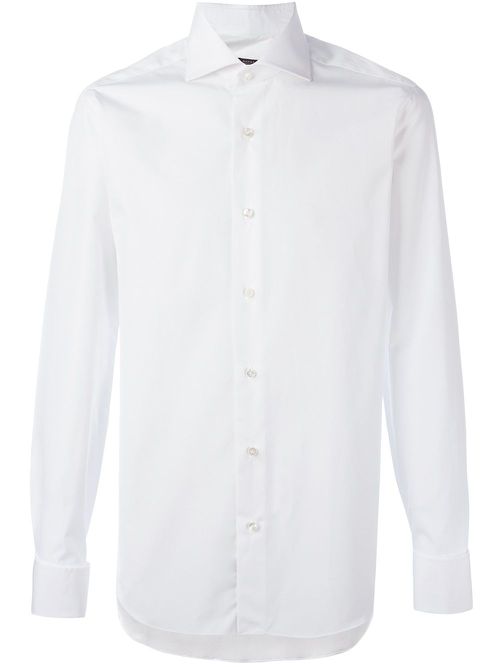 Barba 'Popelin' shirt - White