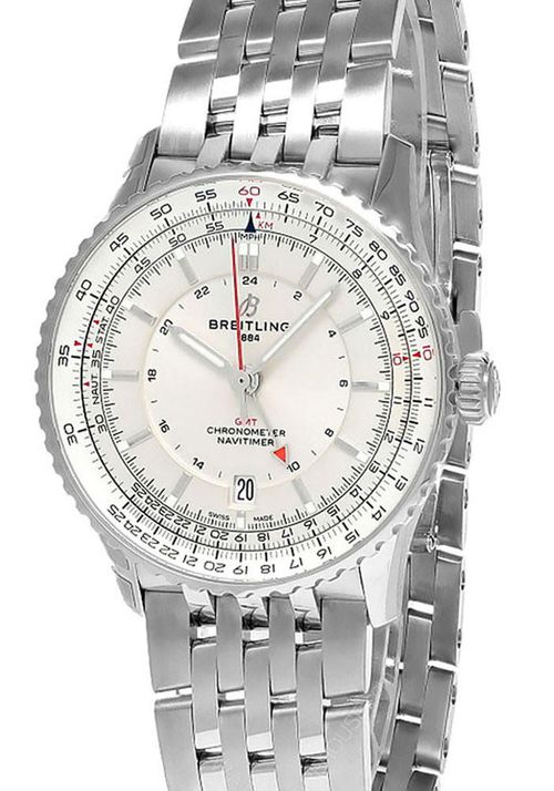 BREITLING Navitimer AUTO GMT 41MM SS Beige Dial Men's Watch A32310211G1A1