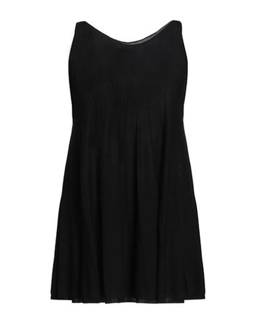 Rossopuro Woman Top Black Size M Viscose, Polyester