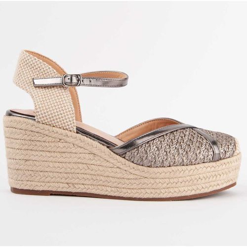 Montevita Womens Wedge Espadrille Balenci9 Grey - Size EU 38