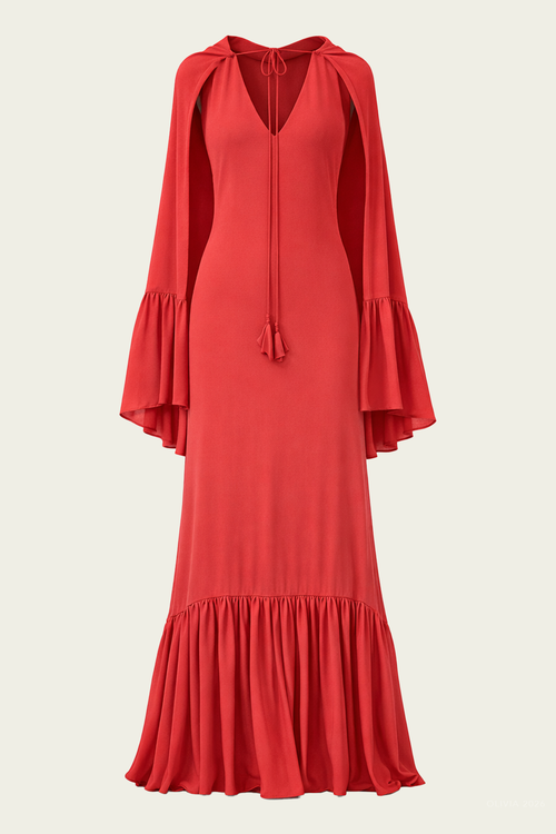 Francina Dress in Rouge