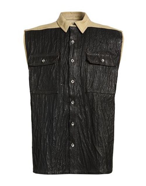 Man Denim outerwear Black Size M Cotton