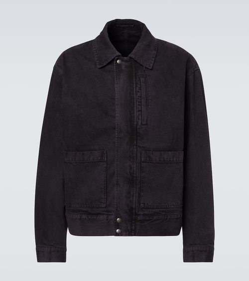 Denim bomber jacket