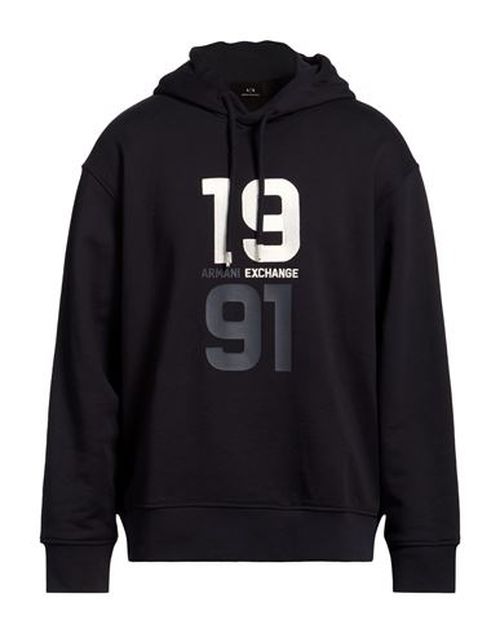 Man Sweatshirt Midnight blue Size M Cotton