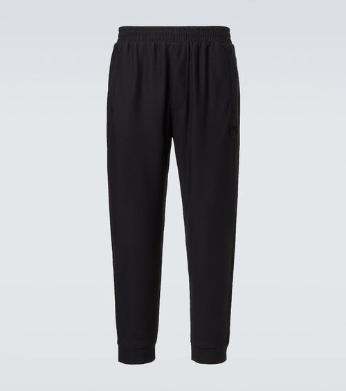 Gaufré straight pants