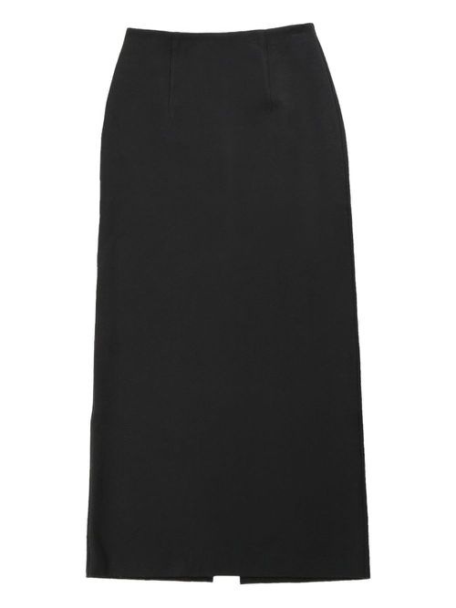 Auralee high-waisted midi skirt - Black