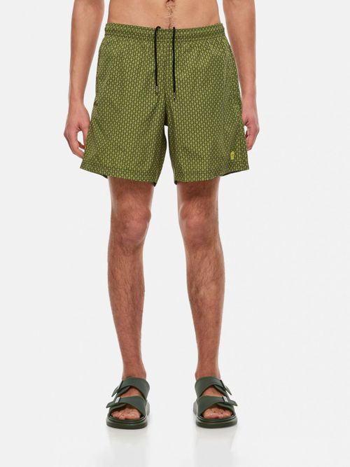 Swimsuit Men color Green