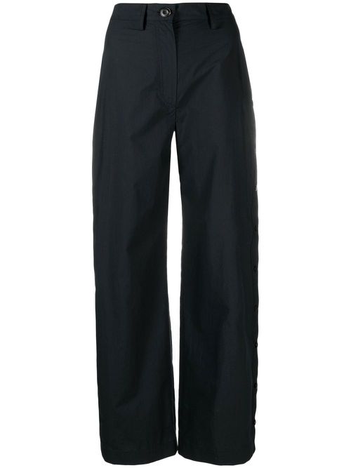 Straight-leg trousers - Black