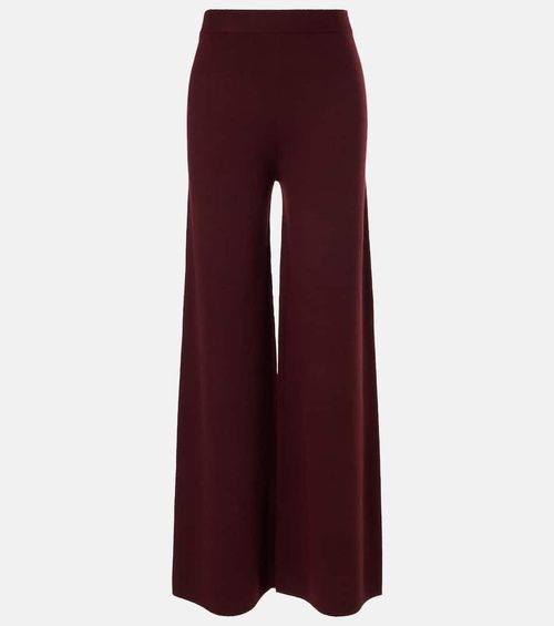 Judy wool and cashmere wide-leg pants