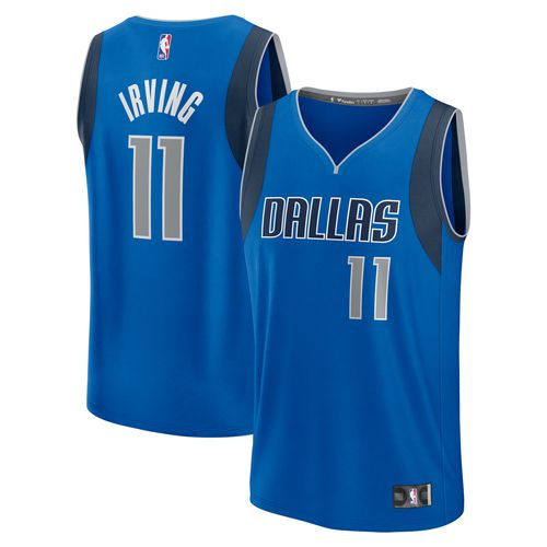 Youth Kyrie Irving Blue Dallas Mavericks Fast Break Replica Player Jersey