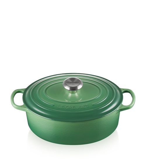 Cast Iron Oval Casserole Dish