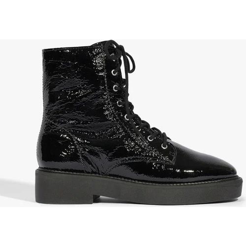 Mckenzie Patent Leather Bootie - 11 / Black / Patent Leather