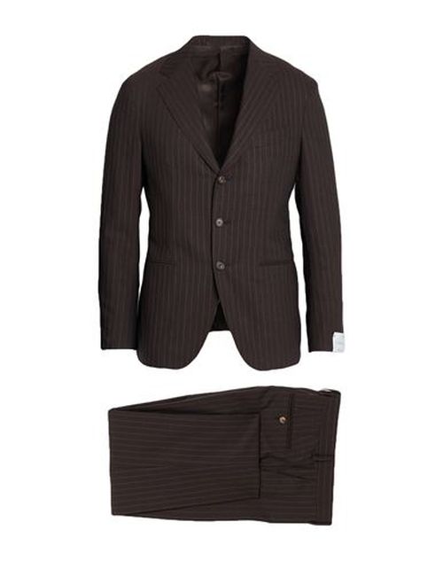 Man Suit Dark brown Size 36 Wool, Mohair wool