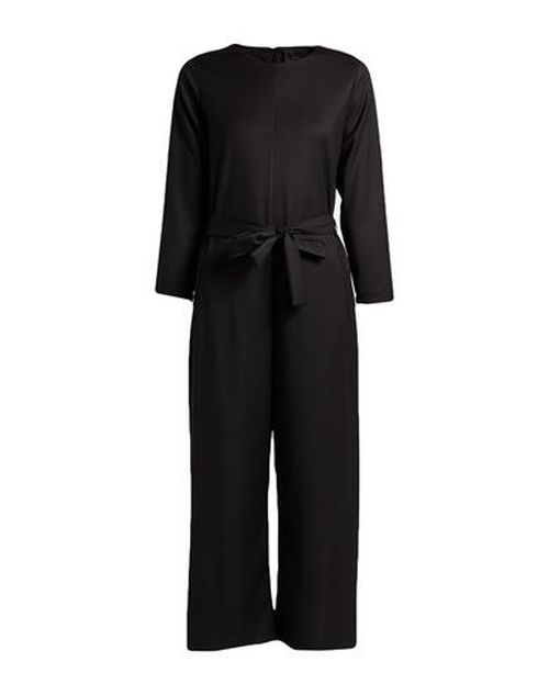 Collection Privēe? Woman Jumpsuit Black Size 4 Polyester, Viscose, Elastane