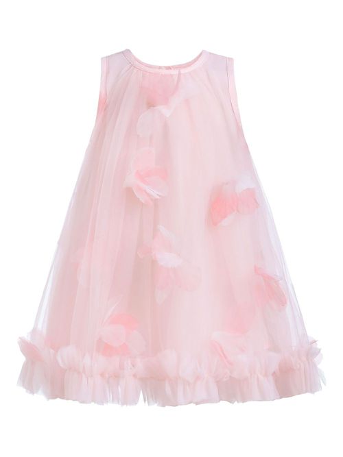 Blooming layered tulle dress - Pink