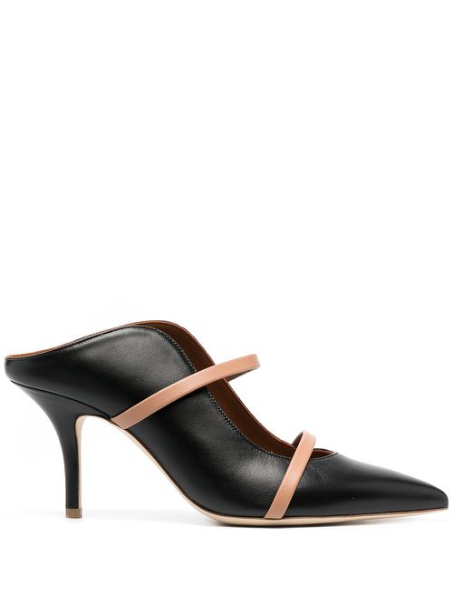 Maureen 85mm mules - Black