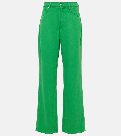 Tess high-rise straight jeans
