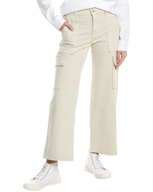 Rosalie Cement High-Rise Wide Leg Cargo Jean