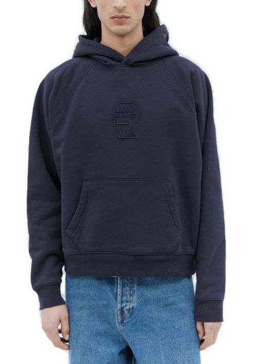 Brain Dead Logohead Embroidered Hoodie